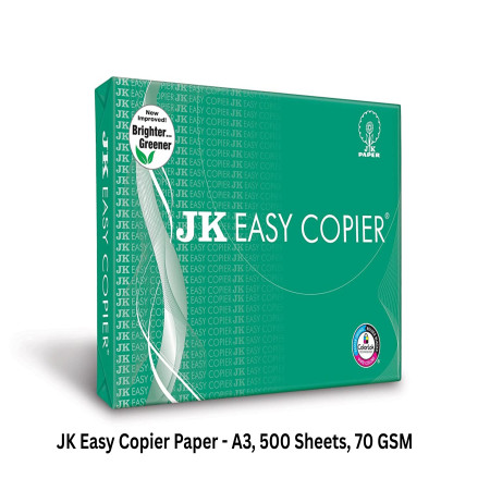JK Easy Copier Paper - A3, 500 Sheets, 70 GSM, 1 Ream - New