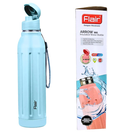 Flair Arrow 900 Steel Inner Insulated Water Bottle(HYDRA SERIES) - 900ml