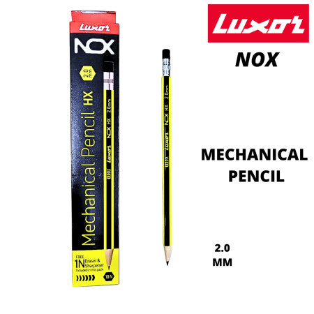 Luxor 3497 NOX Mechanical Pencil 2B Hexagonal Body - 2mm