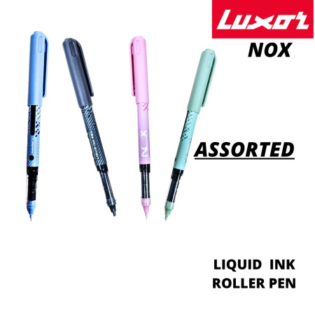 Luxor 3424 NOX What Next Liquid Ink Roller Pen 0.6mm - Assorted
