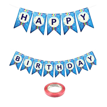 Sticker Bazaar Happy Birthday Plain