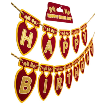 Sticker Bazaar Happy Birthday Banner Mix