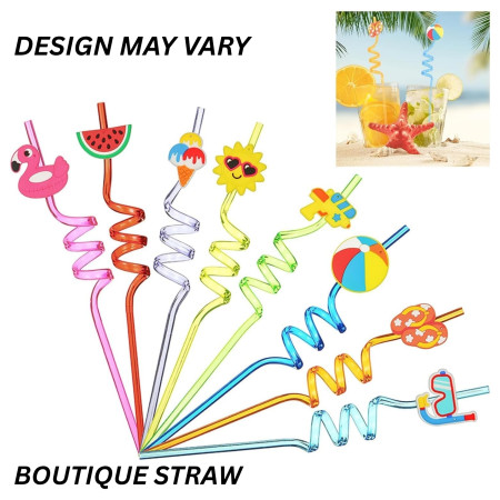 Myly Bountique Character Clip Straw