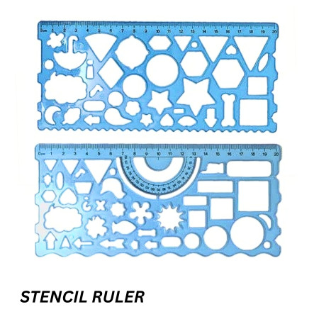 Myly Stencil Designer Ruler 2pcs Set - JCC-9920