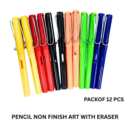 Myly Pencil Non Finish Art With Eraser Opposite Pkg
