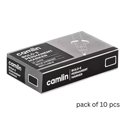 Camlin Bold-E Permanent Marker - Black