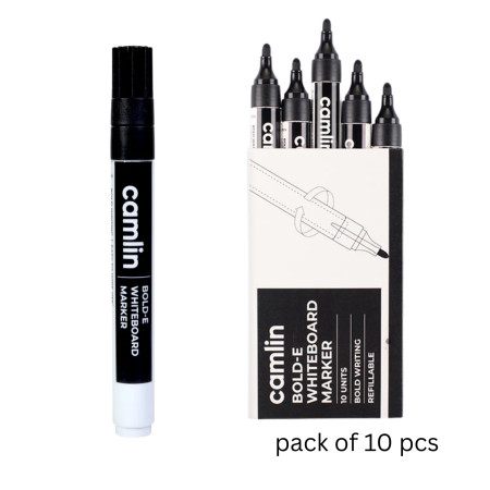 Camlin Bold-E Whiteboard Marker - Black