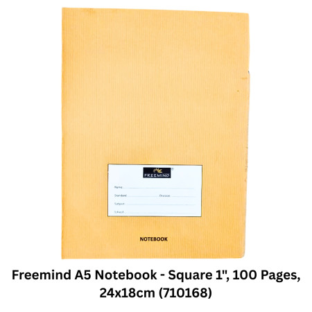 Freemind A5 Notebook - Square 1", 100 Pages, 24x18cm (710168)