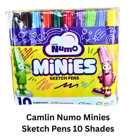 Camlin Numo Minies Sketch Pens 10 Shades