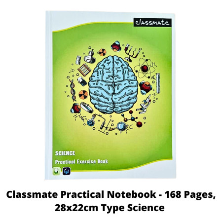 Classmate Practical Notebook - 168 Pages, 28x22cm