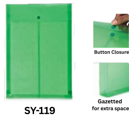 Saya Vertical Button Envelope FS(0.2MM) - SY-119