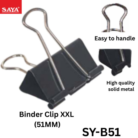 Saya Binder Clip XXL (51MM)-SY-B51