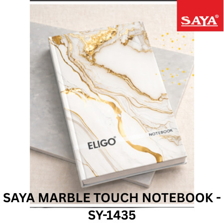 Saya Marble Touch Notebook 192 Page- SY-1435