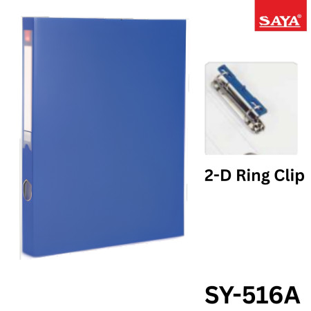 Saya A4 One Side PVC Paperboard 25mm 2-D Ring Binder - SY-516A
