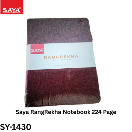 Saya RangRekha Notebook 224 Page - SY-1430