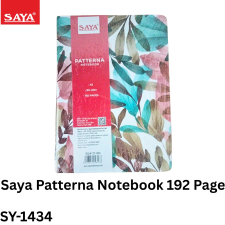 Saya Patterna Notebook 192 Page - SY-1434