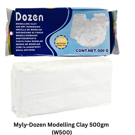 Myly-Dozen Modelling Clay 500gm -(W500)