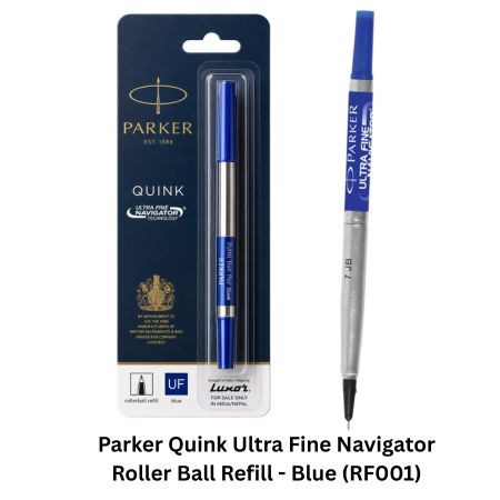 Parker Quink Ultra Fine Navigator Roller Ball Refill - Blue (RF001)