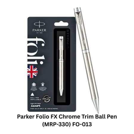 Parker Folio FX Chrome Trim Ball Pen (MRP-330) FO-013